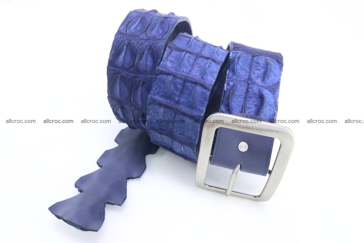 Genuine crocodile hornback belt for jeans width 50mm 151 Foto 0
