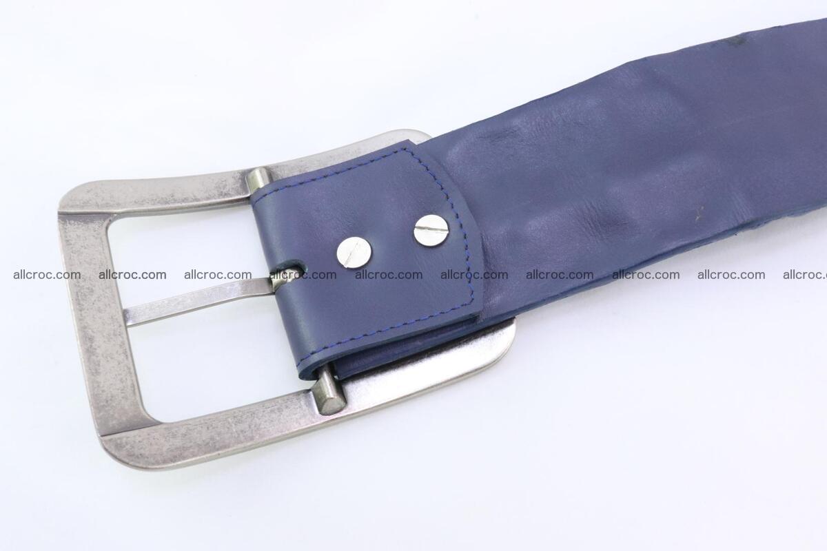 Genuine crocodile hornback belt for jeans width 50mm 151 Foto 6