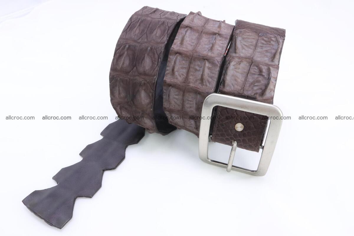 Genuine crocodile hornback belt for jeans width 50mm 152 Foto 0