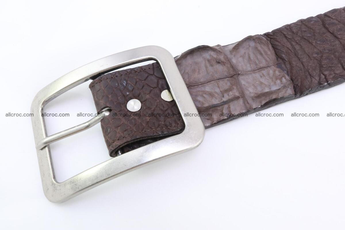Genuine crocodile hornback belt for jeans width 50mm 152 Foto 3
