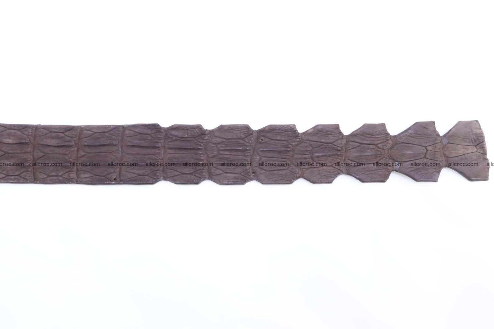 Genuine crocodile hornback belt for jeans width 50mm 152 Foto 7