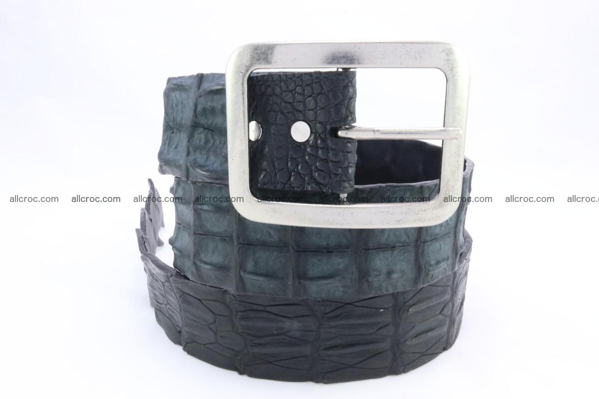 Genuine crocodile hornback belt for jeans width 50mm 153 Foto 2
