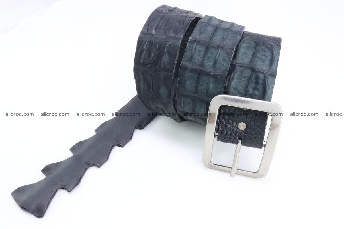 Genuine crocodile hornback belt for jeans width 50mm 153 Foto 0