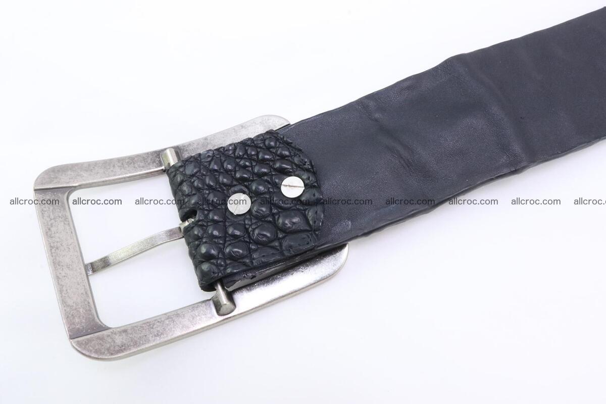 Genuine crocodile hornback belt for jeans width 50mm 153 Foto 6