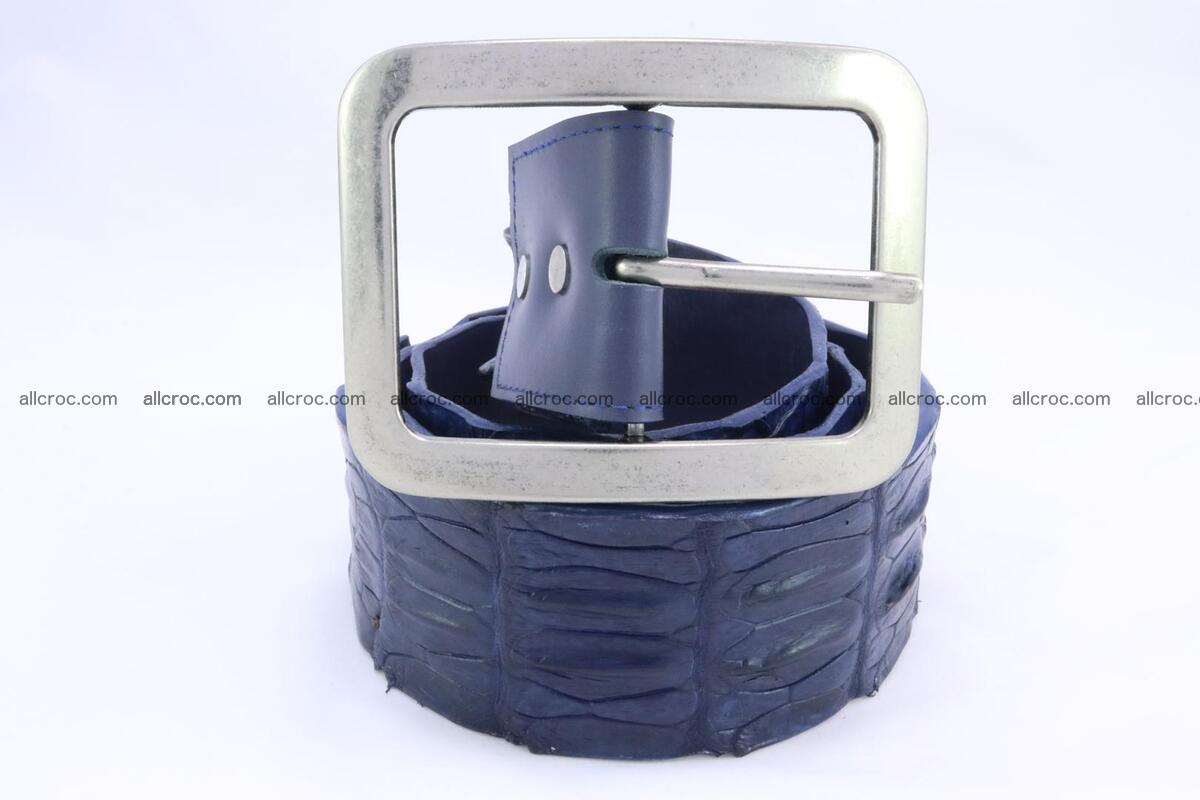 Genuine crocodile hornback belt for jeans width 50mm 154 Foto 1