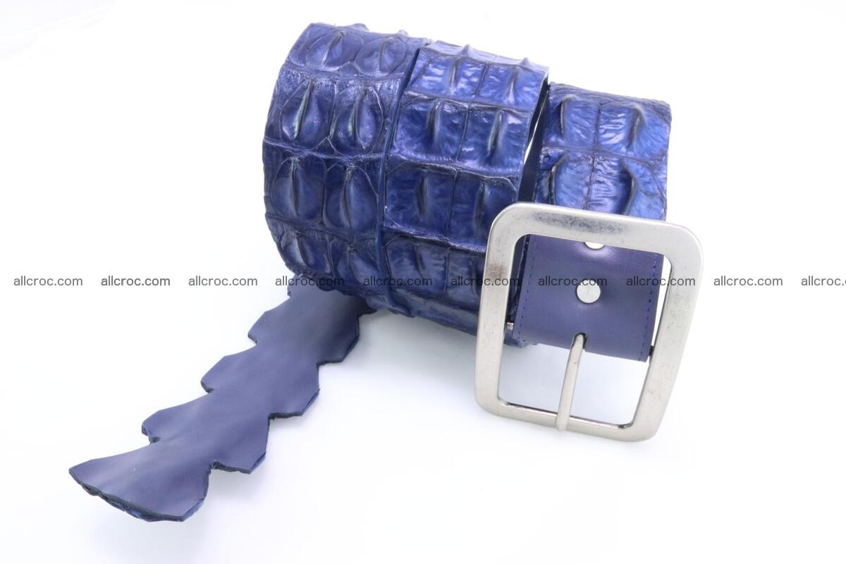 Genuine crocodile hornback belt for jeans width 50mm 154 Foto 0
