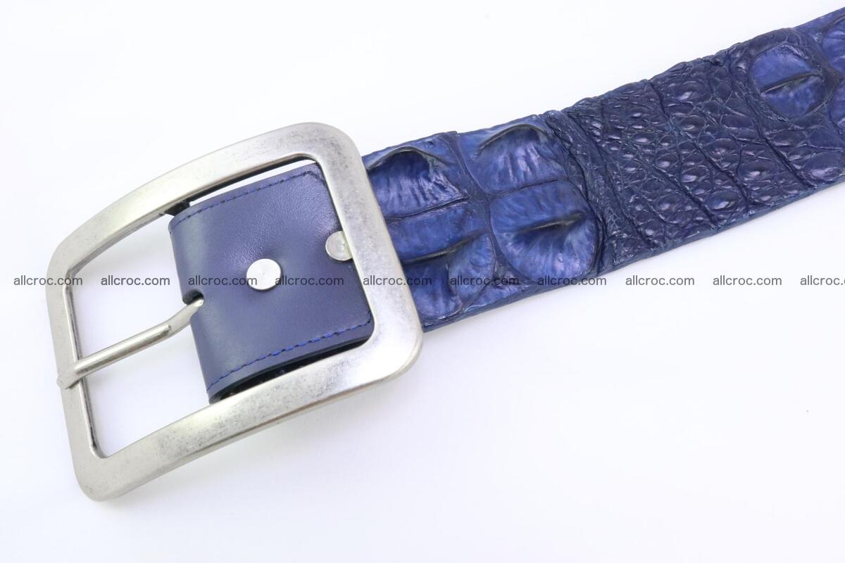Genuine crocodile hornback belt for jeans width 50mm 154 Foto 3