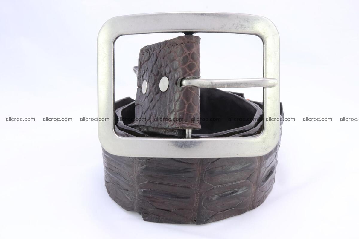Genuine crocodile hornback belt for jeans width 50mm 155 Foto 2