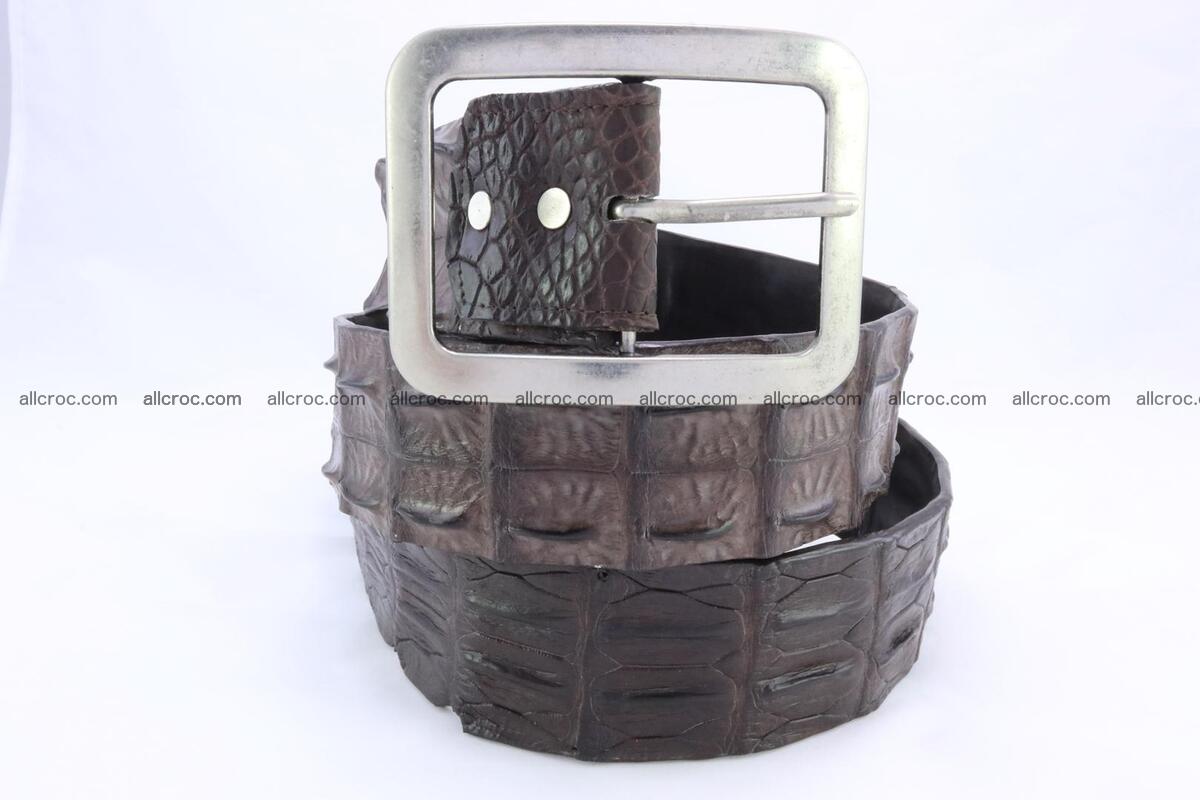 Genuine crocodile hornback belt for jeans width 50mm 155 Foto 1