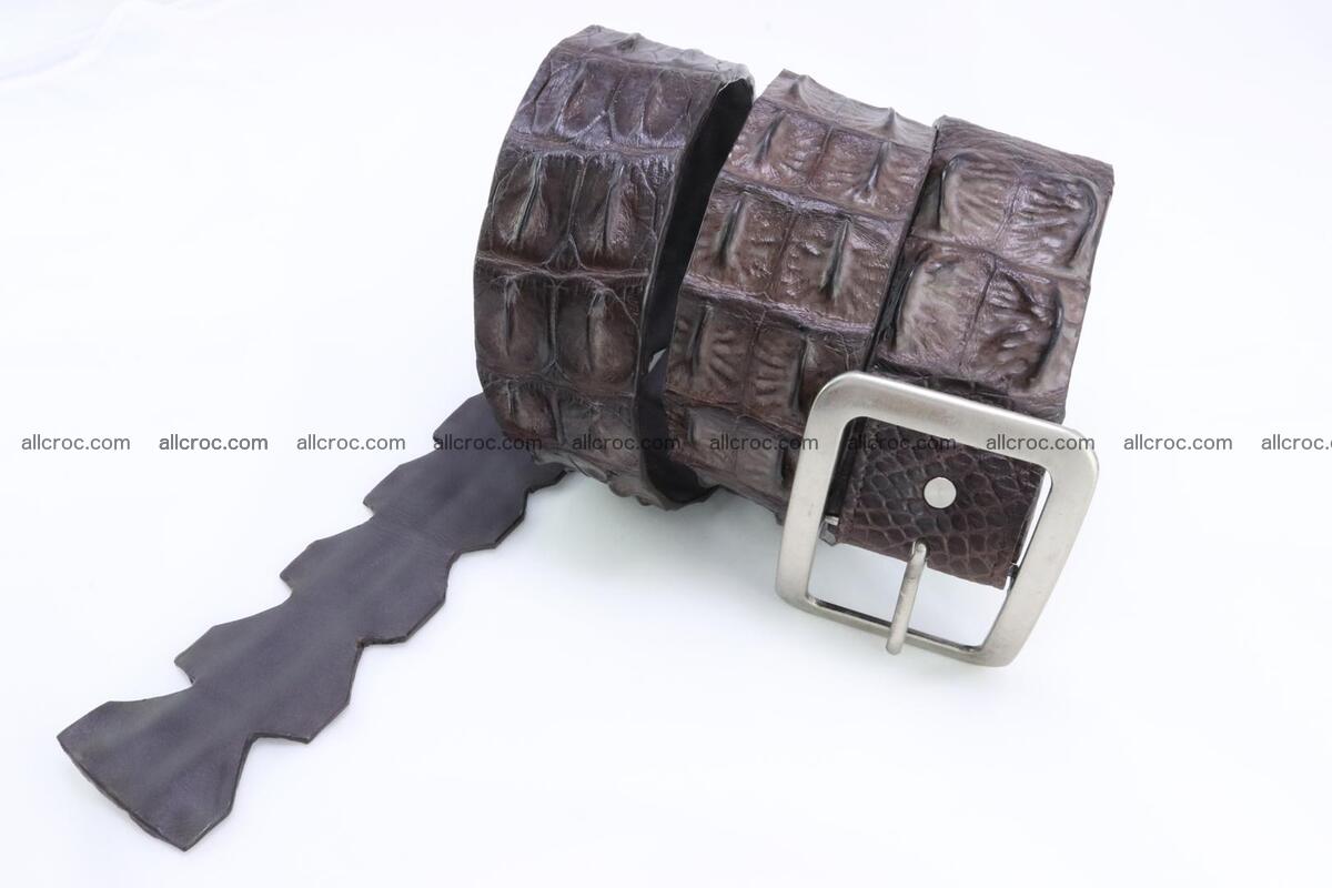 Genuine crocodile hornback belt for jeans width 50mm 155 Foto 0