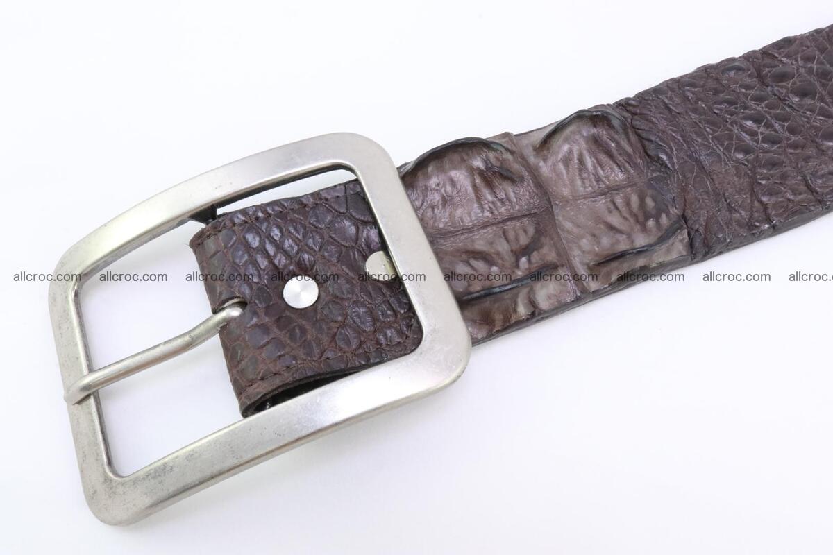 Genuine crocodile hornback belt for jeans width 50mm 155 Foto 3