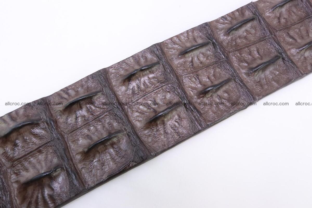 Genuine crocodile hornback belt for jeans width 50mm 155 Foto 5