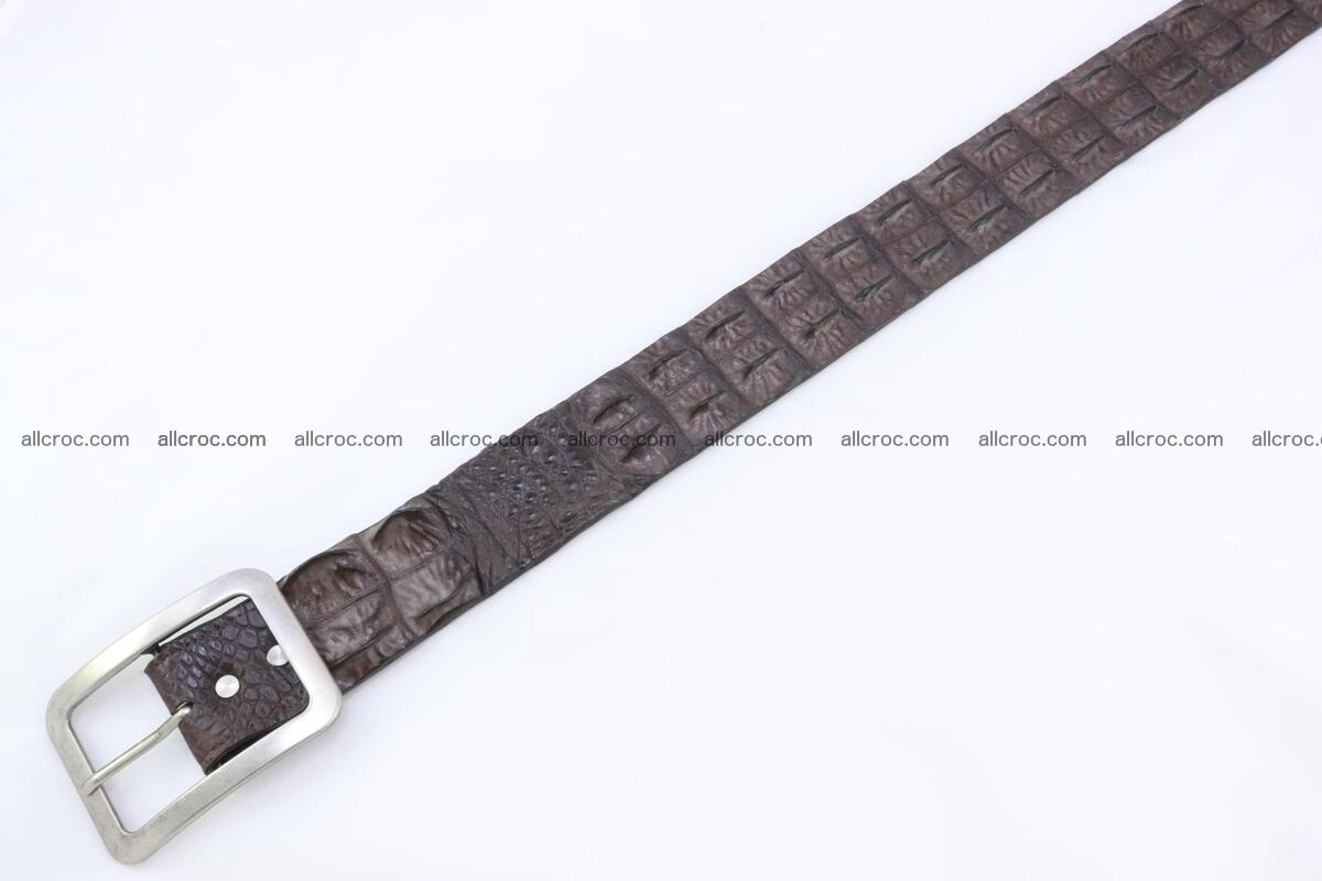 Genuine crocodile hornback belt for jeans width 50mm 155 Foto 4