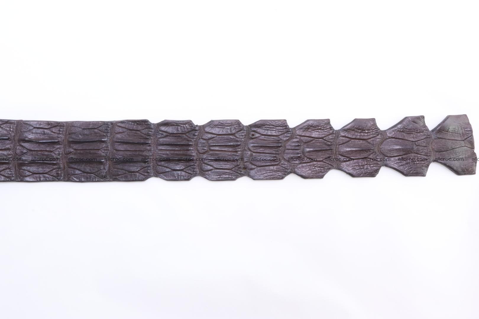 Genuine crocodile hornback belt for jeans width 50mm 155 Foto 6