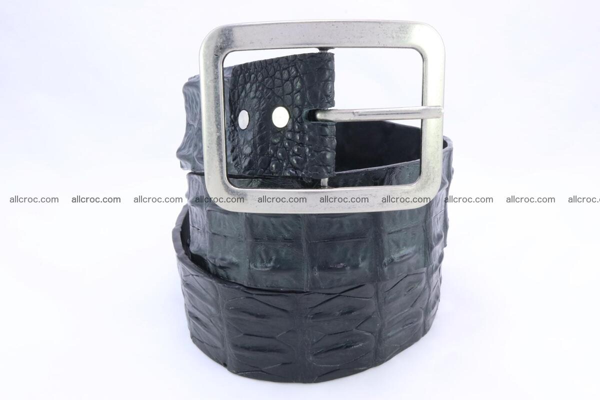 Genuine crocodile hornback belt for jeans width 50mm 156 Foto 2