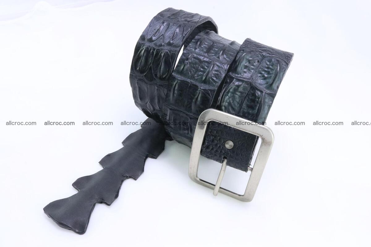Genuine crocodile hornback belt for jeans width 50mm 156 Foto 0