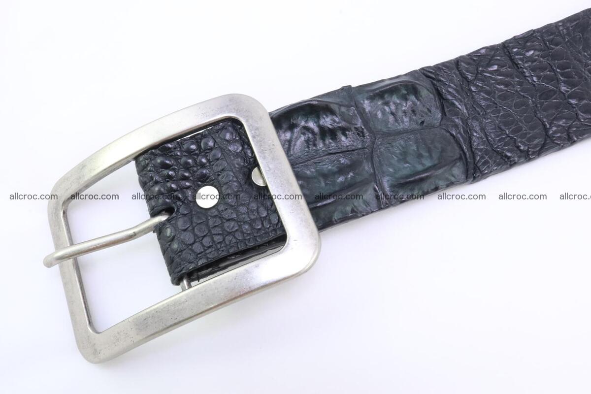 Genuine crocodile hornback belt for jeans width 50mm 156 Foto 3