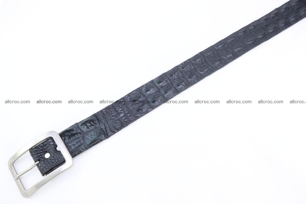Genuine crocodile hornback belt for jeans width 50mm 156 Foto 5