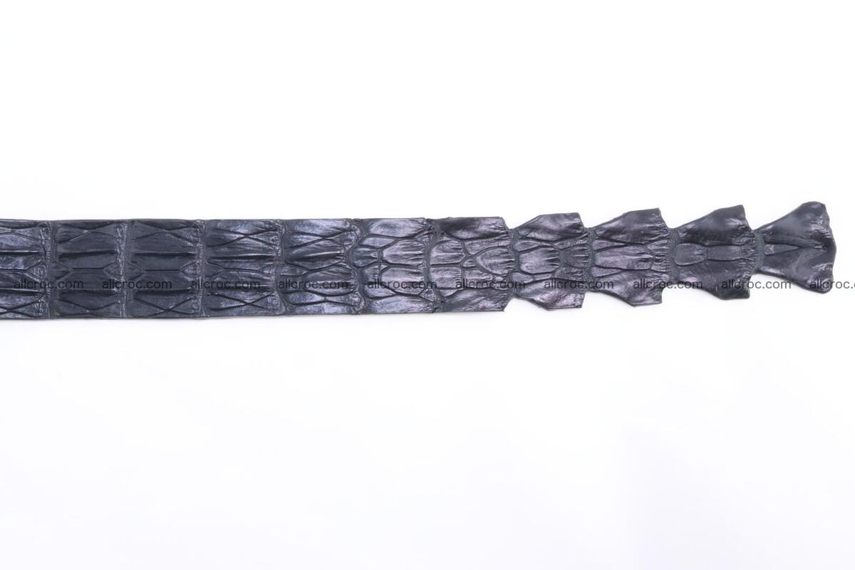 Genuine crocodile hornback belt for jeans width 50mm 156 Foto 6