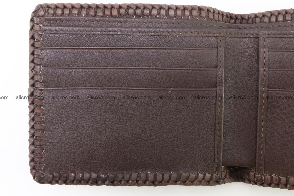 Genuine crocodile hornback wallet 115 Foto 7