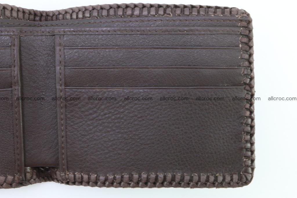 Genuine crocodile hornback wallet 116 Foto 9