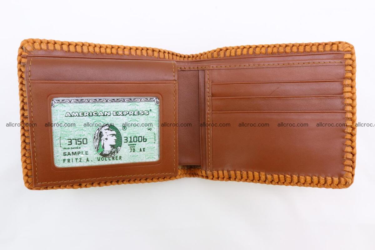 Genuine crocodile hornback wallet 137 Foto 7