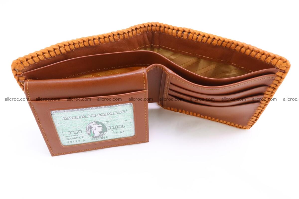 Genuine crocodile hornback wallet 137 Foto 6
