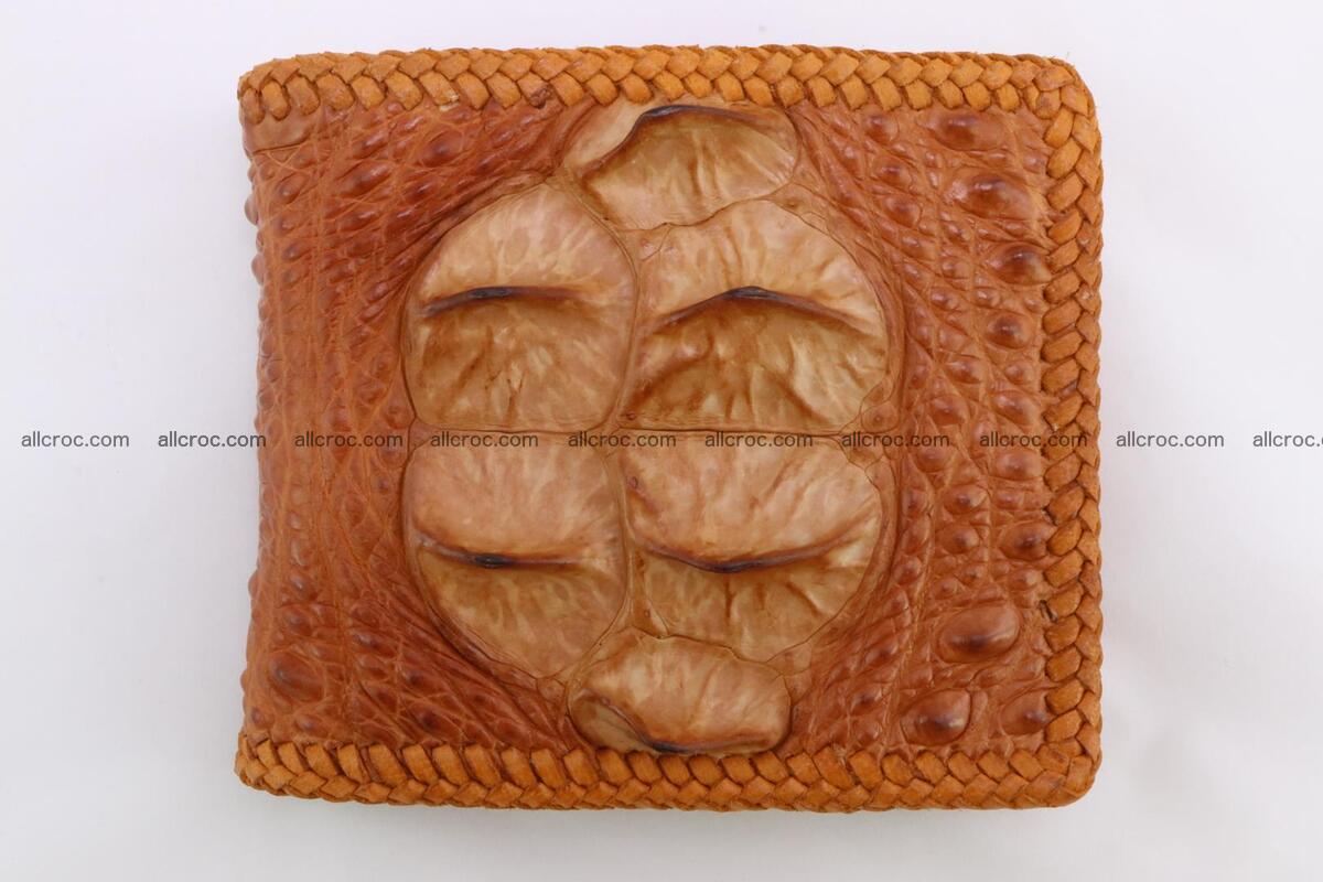 Genuine crocodile hornback wallet 136 Foto 4
