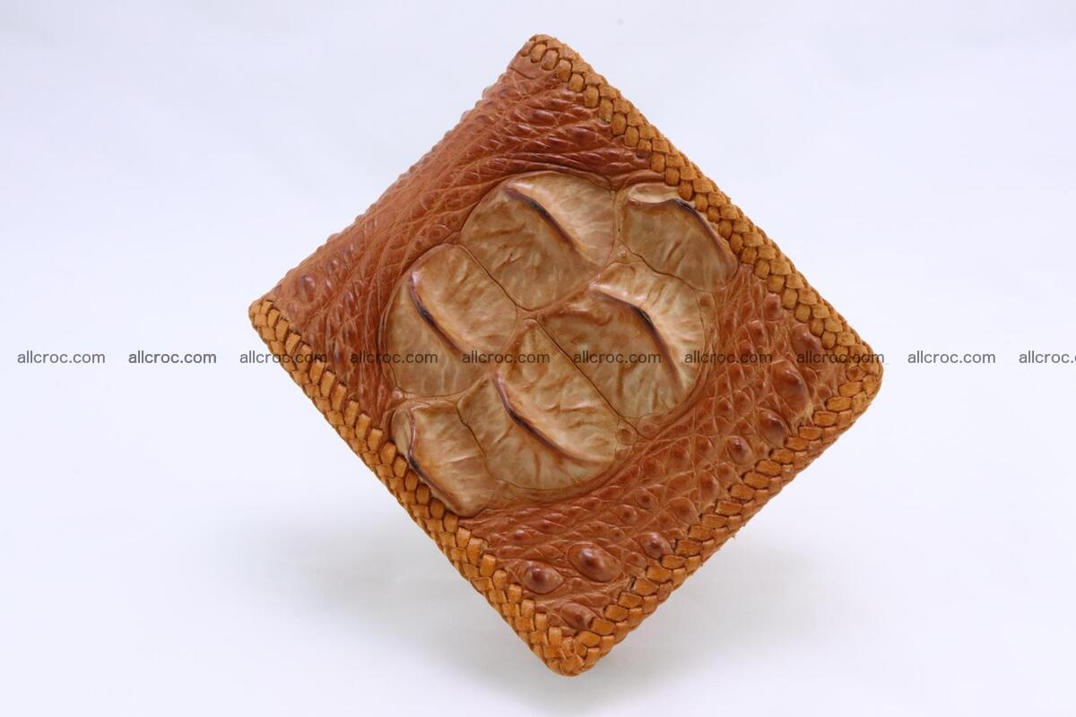 Genuine crocodile hornback wallet 136 Foto 1
