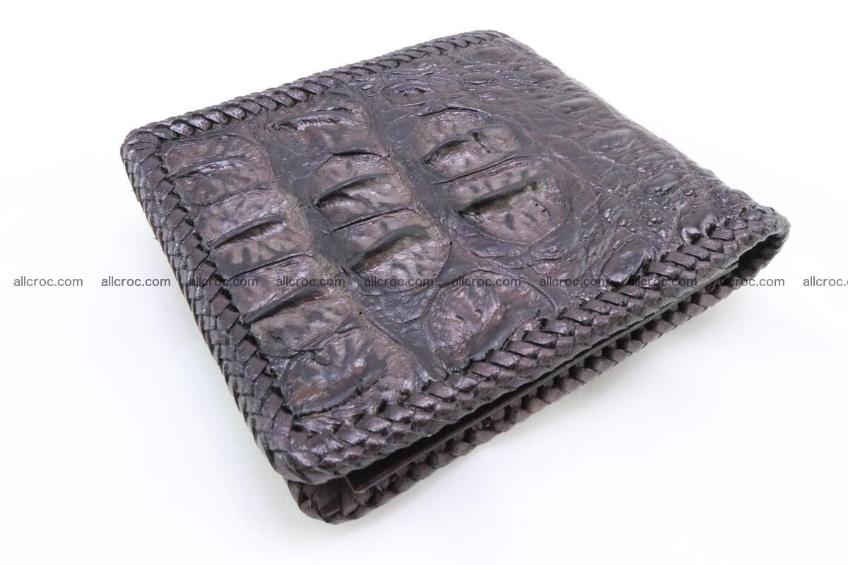 Genuine crocodile hornback wallet 116 Foto 4