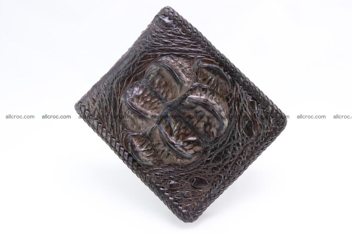 Genuine crocodile hornback wallet 116 Foto 1
