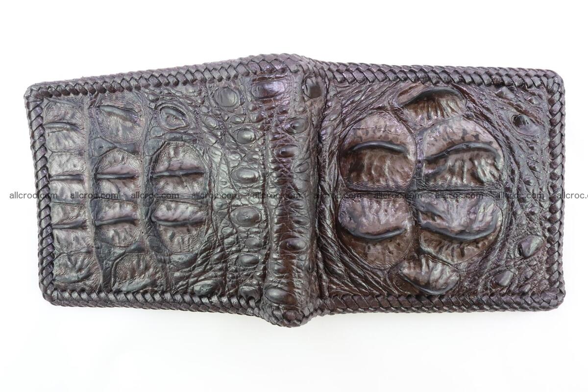 Genuine crocodile hornback wallet 116 Foto 2