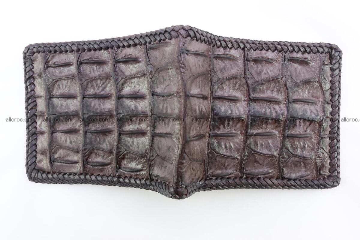 Genuine crocodile hornback wallet 115 Foto 5