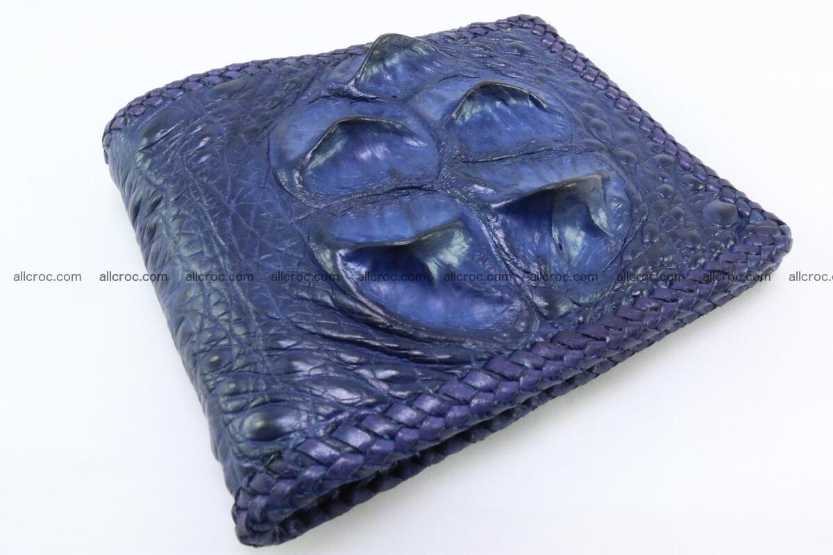Genuine crocodile hornback wallet 119 Foto 0