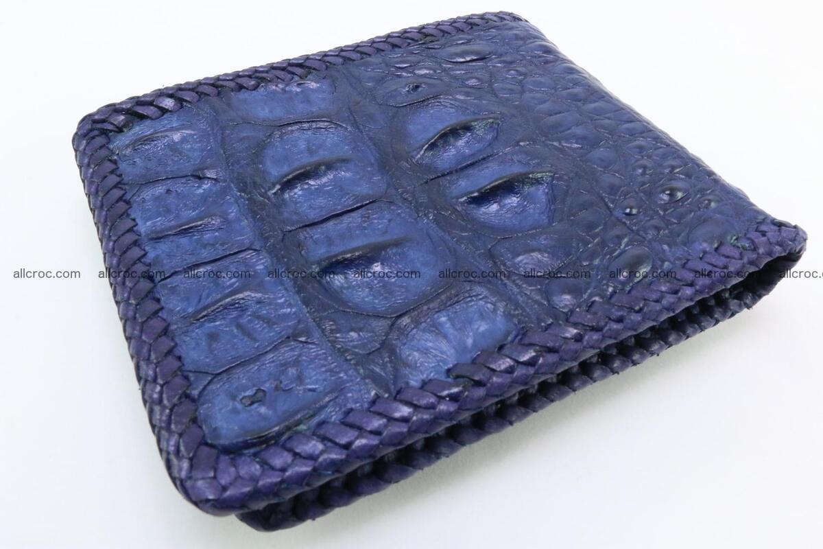 Genuine crocodile hornback wallet 119 Foto 1