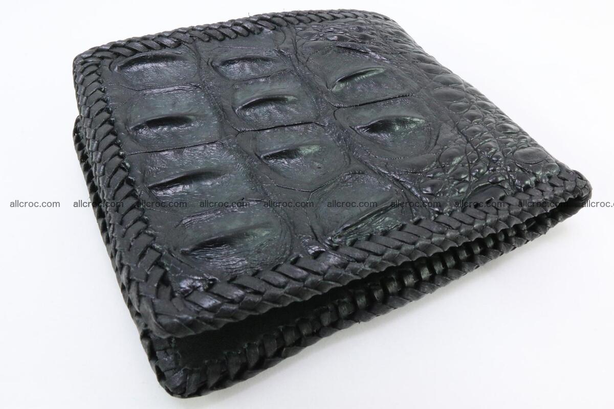 Genuine crocodile hornback wallet 122 Foto 1