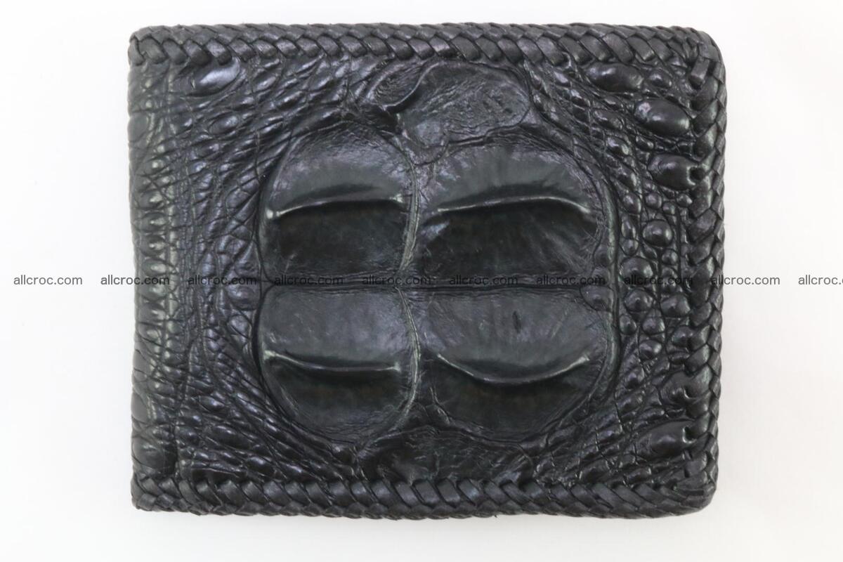 Genuine crocodile hornback wallet 122 Foto 2