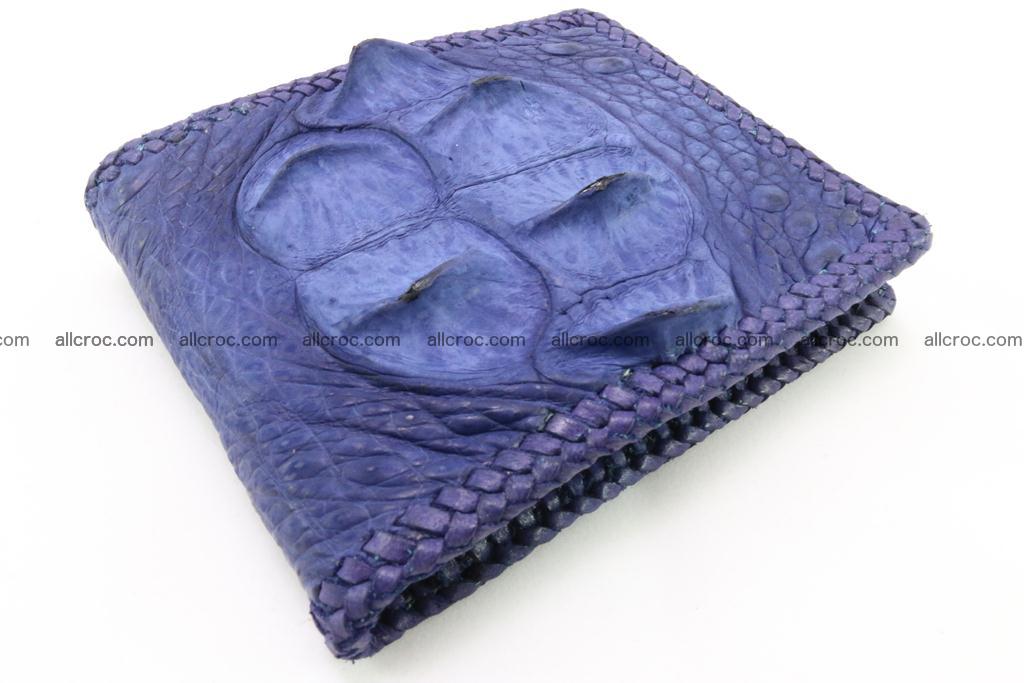 Genuine crocodile hornback wallet 117 Foto 0