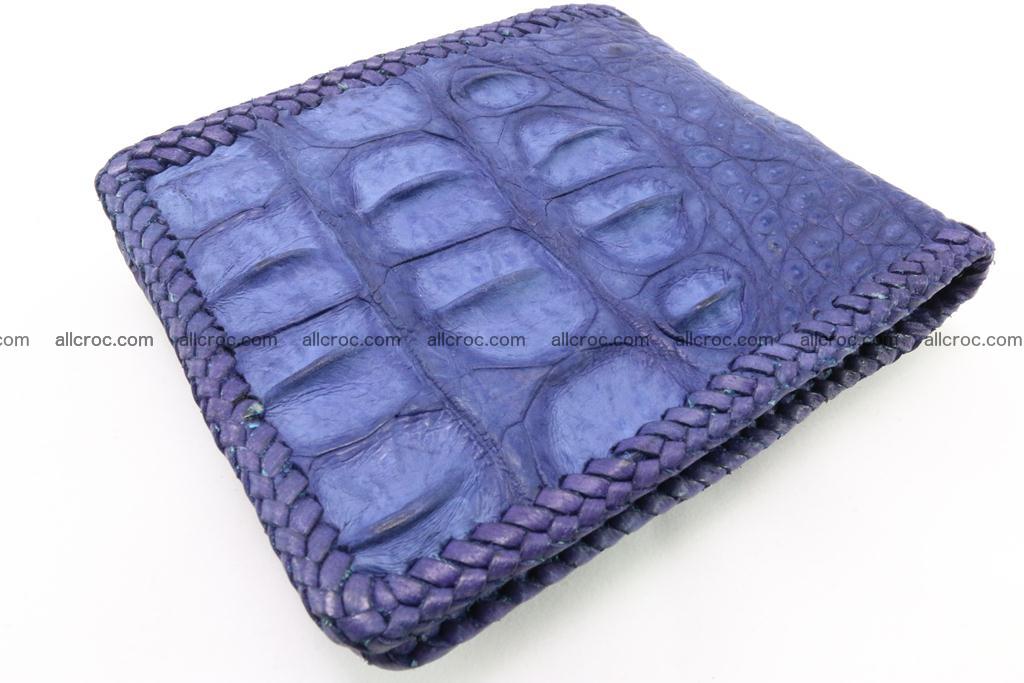 Genuine crocodile hornback wallet 117 Foto 1