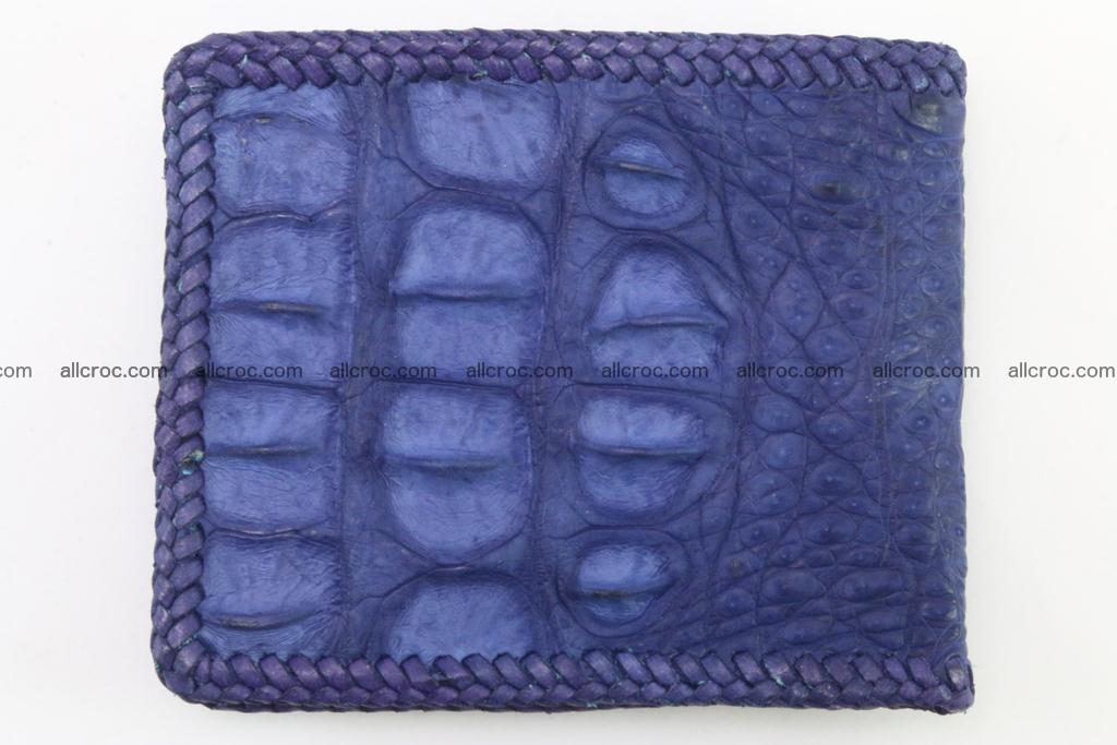 Genuine crocodile hornback wallet 117 Foto 4