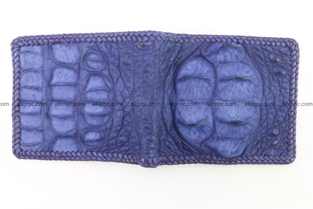 Genuine crocodile hornback wallet 117 Foto 5