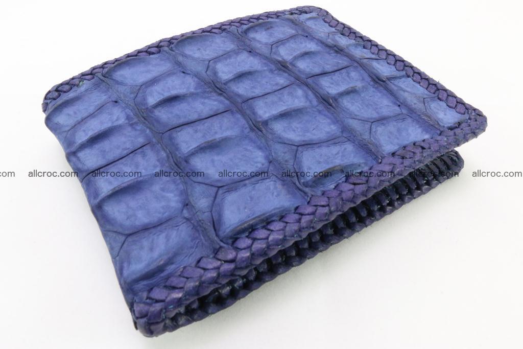 Genuine crocodile hornback wallet 118 Foto 0