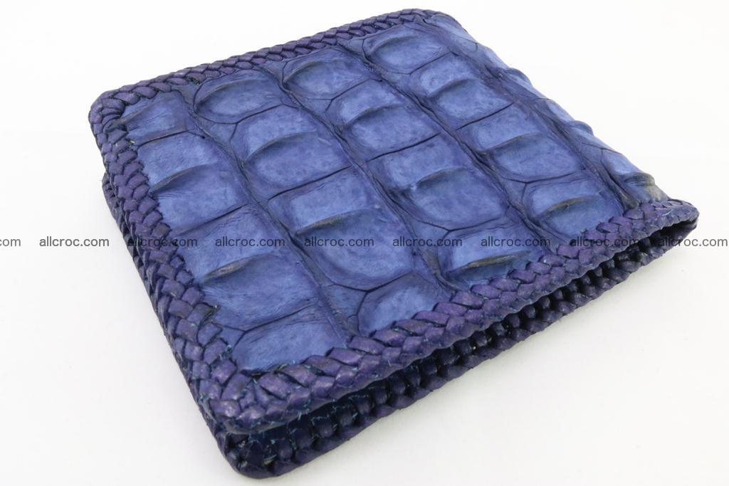 Genuine crocodile hornback wallet 118 Foto 1