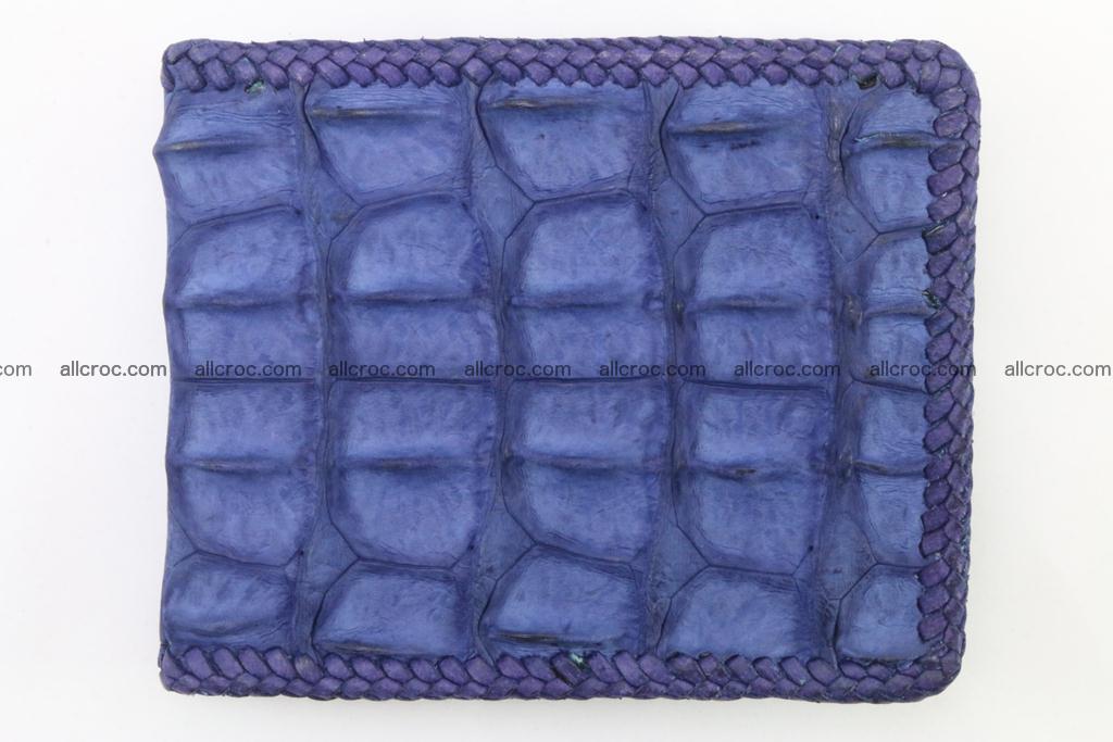 Genuine crocodile hornback wallet 118 Foto 3