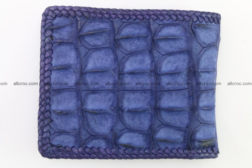 Genuine crocodile hornback wallet 118 Foto 4
