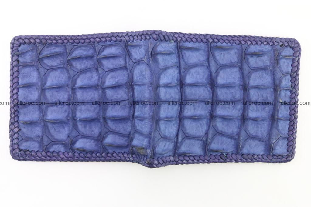 Genuine crocodile hornback wallet 118 Foto 5