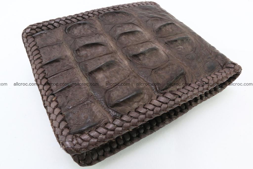 Genuine crocodile hornback wallet 113 Foto 1