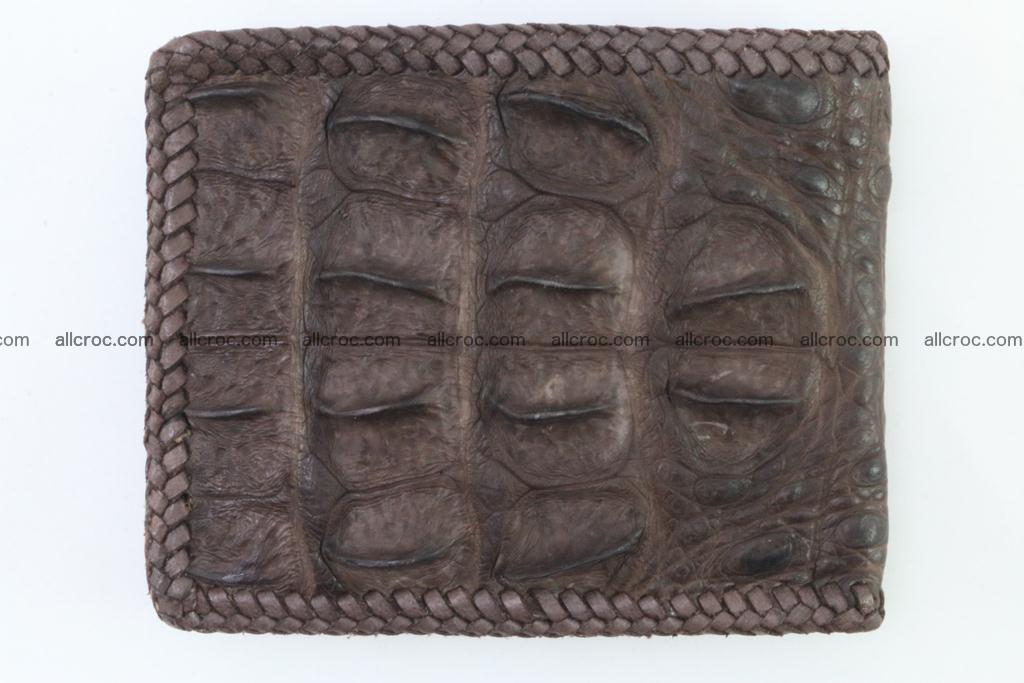 Genuine crocodile hornback wallet 113 Foto 3