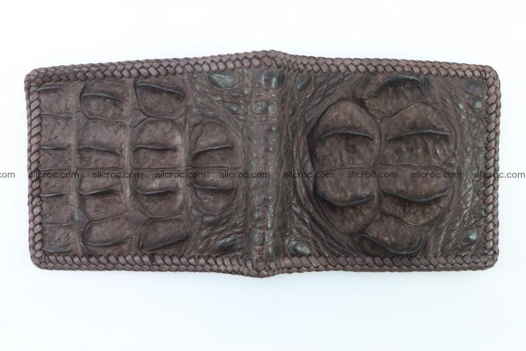 Genuine crocodile hornback wallet 113 Foto 5