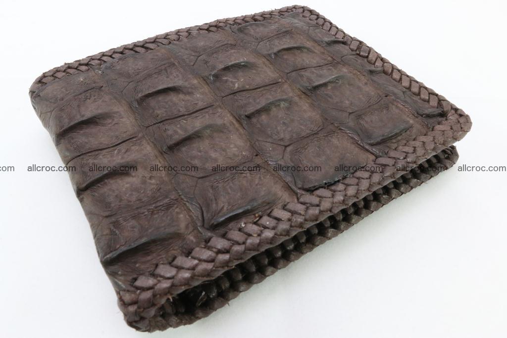 Genuine crocodile hornback wallet 114 Foto 0